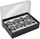 Set unazash Skull Rings, 8 copë, unisex, argjend
