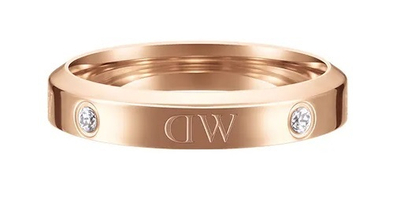 Unazë Daniel Wellington Classic Lumine DW004002, bronz, me gurë kristali