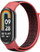 Rrip najloni për dore Beline NylonLoop për Mi Band 9 8, i rregullueshëm, i kuq e zi