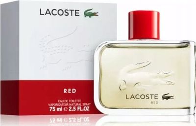 Ujë tualeti Lacoste Red, 75 ml