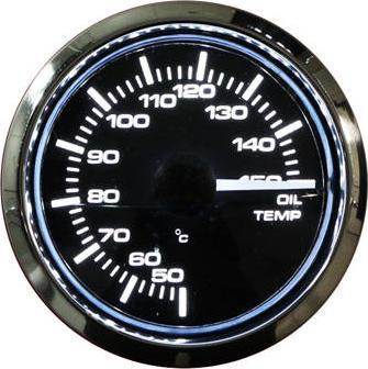 Matës temperature vaji Auto Gauge STP2B, 52mm, 50 150°C, i zi