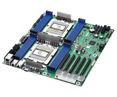 Pllakë amë serverike ASRock Rack TURIN2D16-2T, DDR5, Dual 10GbE, e gjelbër