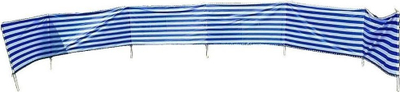 Paravan plazhi ADAR, 100x85 cm, palosshëm, blu me të bardha