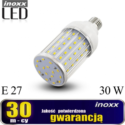 Llambë LED INOXX Corn, E27, 30W, 6000K, dritë e bardhë e ftohtë