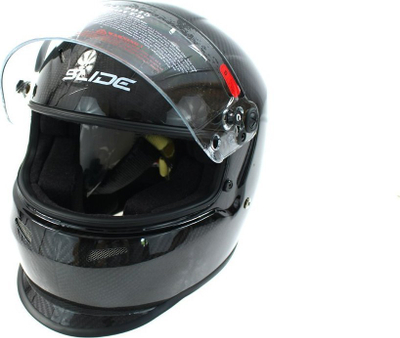 Kaskë moto SLIDE BF1-770 Carbon, fibra karboni, madhësia S, e zezë