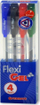 Stilolapsa me gel Penmate Flexi Abra Gel, set 4 ngjyra, majë 0.6 mm