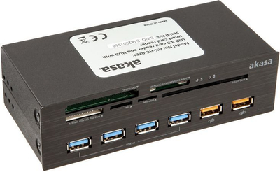 Lexues kartash Akasa AK-HC-07BK InterConnect EX 5.25\", i zi