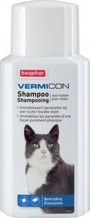 Шампон за мачки Beaphar Vermicon, против болви и крлежи, со алоe вера