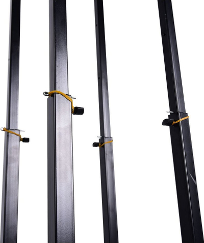 Stativ skene Stand4Me Tower Set, lartësi 85–165 cm, mban deri 23 kg, i zi edhe i bardhë