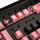 Set keycaps tastiere Traitors ZASHIKI WARASHI CH, dizajn japonez, për tastierë mekanike, rozë dhe i zi