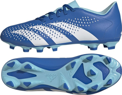 Këpucë futbolli për burra Adidas Predator Accuracy.4 FxG, për fushë të thatë, blu