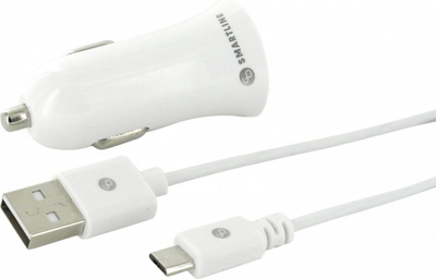 Karikues për makinë Holdit Smartline 611732, 1x USB-A, 2.4 A, i bardhë