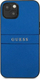 Kapak telefoni Guess Saffiano Metal Logo, për iPhone 13 Mini, mbyllje e plotë, blu