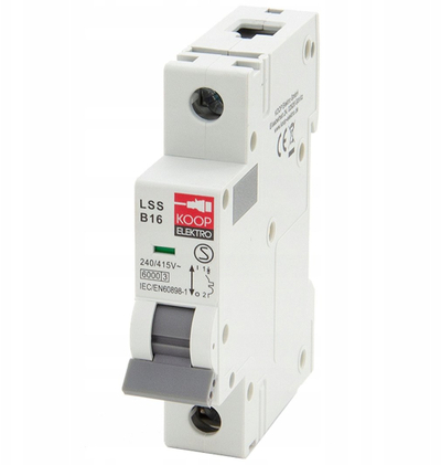 Ndërprerës automatik LSS B16, 1P, 16A