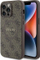 Mbulesë telefoni Guess 4G Collection Leather Metal Logo MagSafe, për iPhone 13 Pro dhe iPhone 13, e zezë