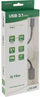 Adapter USB InLine 35800 USB C në USB A, USB 3.1, 10 Gb/s, i zi