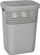 Kosh rrobash plastik 60L, me kapak, gri