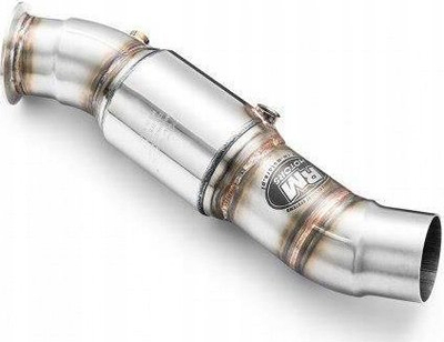 Downpipe sportiv BMW F07 GT 535i N55, çelik inoks, Euro 4