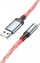 Kabllo Hoco U112 USB A në Lightning, 1m, 2.4A, gri