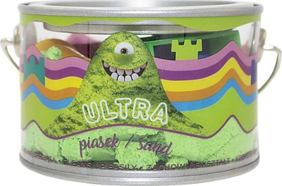 Set rërë kinetike Epee Ultra Sand Can 092509, 200g, 5 forma kështjellash, jeshile