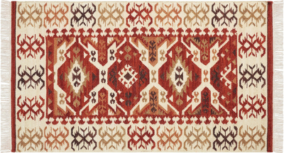 Tapet kilim VOSKEVAZ, 80 x 150 cm, lesh edhe pambuk, shumëngjyrësh
