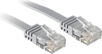 Kabllo rrjeti Lindy Patchcord, Cat.6, U/UTP, 3m, e hirtë