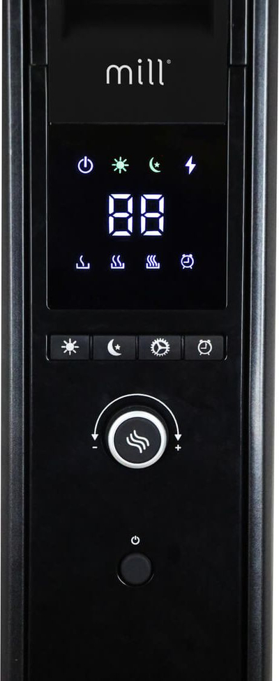 Ngrohës me vaj Mill Gentle Air AB-H1000DN, 1000W, për 16m², i zi