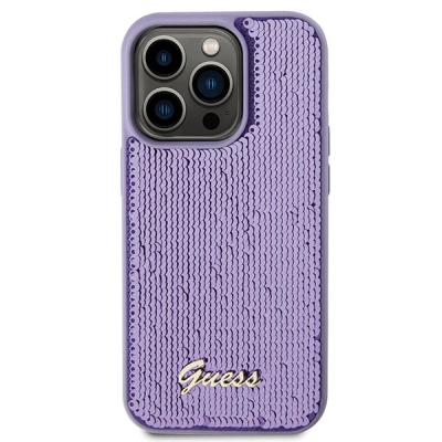 Mbrojtëse telefoni Guess GUHCP15LPSFDGSU, iPhone 15 Pro 6.1", hardcase, lejla