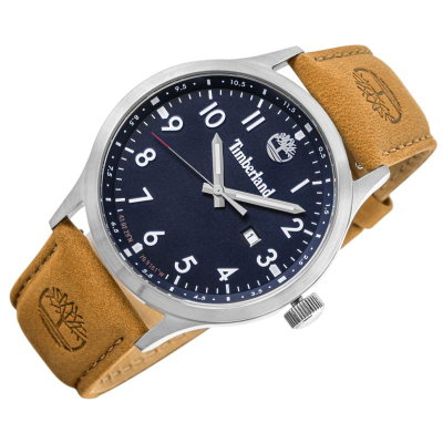 Ora burrash Timberland TRUMBULL TDWGB0010103, quartz, 45mm, argjendtë