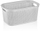 Shportë rrobash Üçsan Plastik Knit M-080, 38L, plastikë, gri Ice