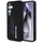 Mbrojtëse telefoni AMG Oversize Rhombs MagSafe për Samsung Galaxy S25, TPU PC, e zezë