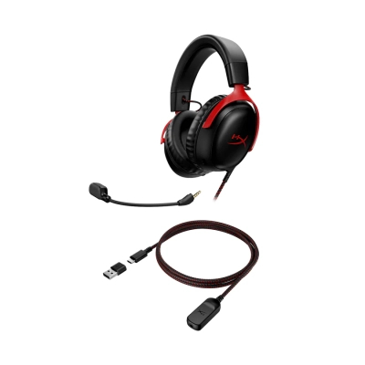 Слушалки HyperX Cloud III, црно/црвена боја