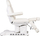 Електрична козметичка столица Azzurro 708BS Pedi Pro Exclusive, 3 мотори, со греење, бела