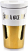 Gotë me kapak Affek Design "HAVE A NICE DAY!", 410 ml, e artë