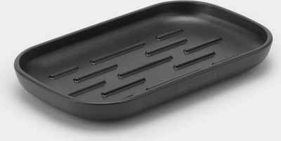 Mbajtëse sapuni Brabantia Standing Soap Dish, kundër rrëshqitjes, e zezë