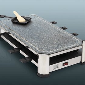 Grill tavoline Fritel RG2170, raclette, pllakë guri, gri