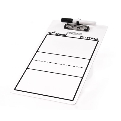 Tabelë taktike volejbolli Smj VCCBE-V916, akril 3mm, 23x40cm, e bardhë