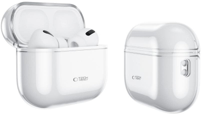 Këllëf mbrojtës Tech-Protect FlexAir për Apple AirPods Pro 3, TPU, me unazë, transparent