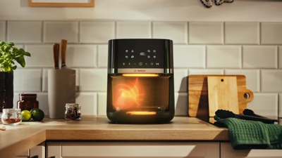 Fritezë me ajër të nxehtë NoName Series 4 MAFS2462B, 6.1L, funksion “keep warm”, e zezë
