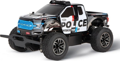 Автомобил со далечинско управување Carrera Ford F-150 Raptor Police, 2.4GHz, играчка, повеќебојна