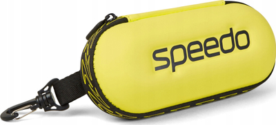Заштитна кутија за очила за пливање Speedo унисекс, со копча, жолта