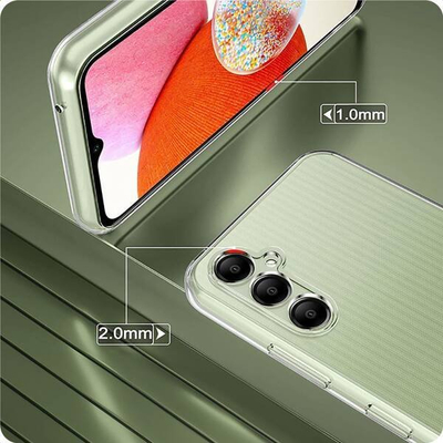 Këllëf telefoni Tech-Protect FlexAir Hybrid për Samsung Galaxy S24, TPU edhe polikarbonat, transparent