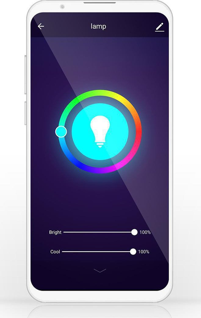 Llambë LED e zgjuar Nedis WIFILC11WTE14, Wi‑Fi, E14, e bardhë