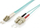Kabllo patchcord Equip me fibër optike, LC - ST, OM3, 3 m, bruz
