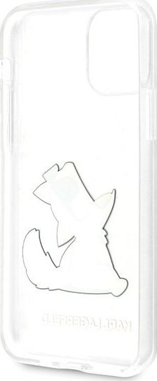 Mbulesë telefoni Karl Lagerfeld KLHCN61CFNRC, për iPhone 11, hardcase transparente, Choupette Fun
