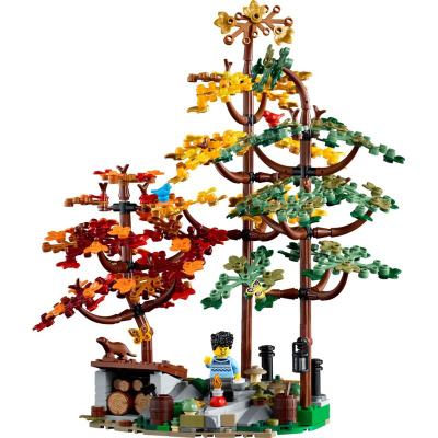 Set lodrash LEGO Ideas A-Frame Cabin 21338, 2082 copa, për të rritur