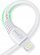 Kabllo USB T-Phox USB A në Lightning, 1.2 m, 2.4A, e zezë