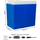 Frigorifer portativ elektrik Cool Box 24L, 12V 230V, blu me kapak të bardhë