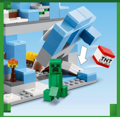 Set LEGO® Minecraft 21243 Ice Mountains, 304 pjesë