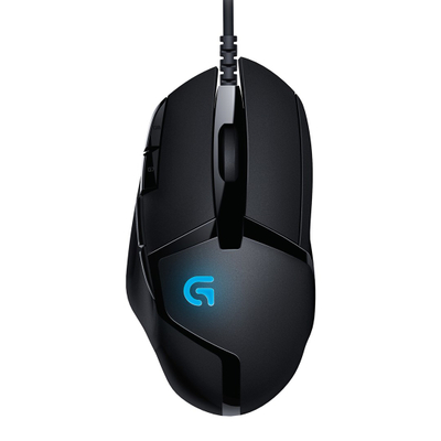 Mouse gaming Logitech G402 Hyperion Fury, me kabllo, USB, i zi